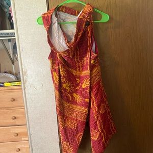 Kantha style crowl vest